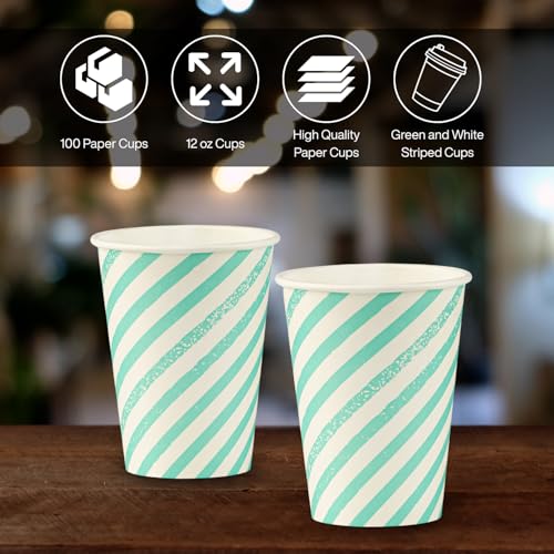 Disposable Coffee Cups (100 Count)