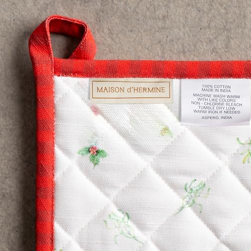 100% Cotton Oven Mitt & Pot Holder Set (2 Count)