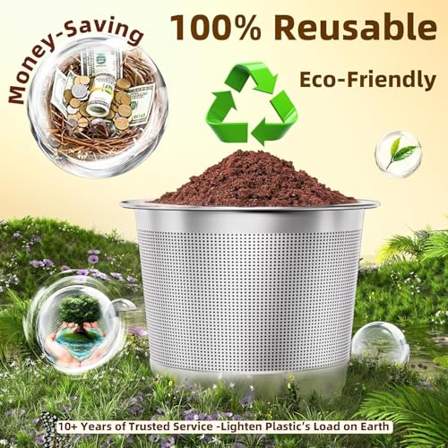 6 Pack Reusable K Cups Coffee Pods for Keurig 1.0 (6 Count)