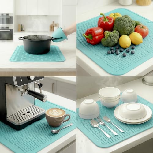 Silicone Dish Drying Mat for Multiple Usage
