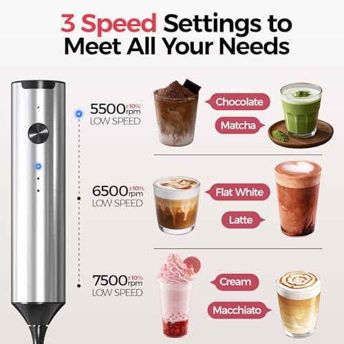 Rechargeable Milk Frother