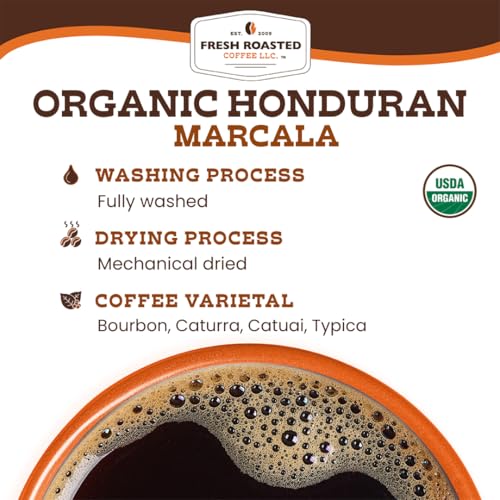 Organic Honduran Marcala Whole Bean Coffee (80 Ounce)