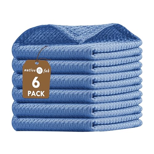 6 Pack Waffle Dish Cloths (6 Count)