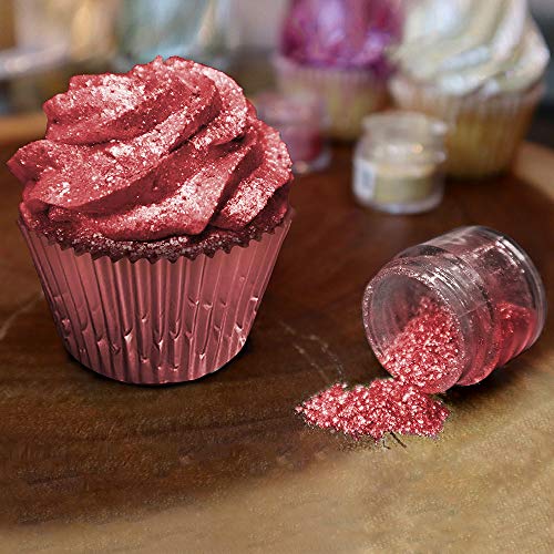 Bulk Size Red Tinker Dust Edible Glitter Jar