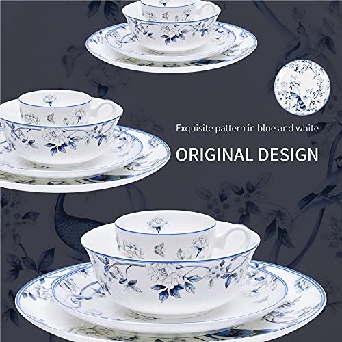 Fine Bone China 16PCS Dinnerware Set for 4