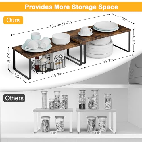 Cabinet Shelf Organizers