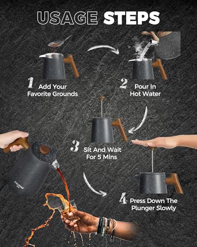 POLIVIAR French Press Coffee Maker