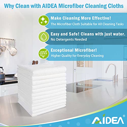 White Microfiber Cleaning Cloth (100 Count)