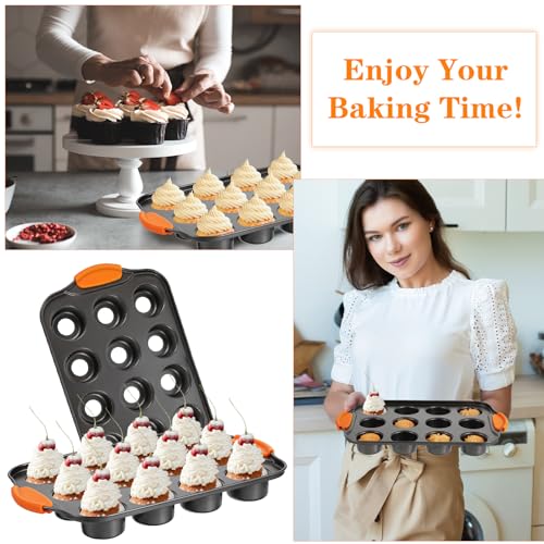 2Pack Mini Cheesecake Pans Removable Bottom Mini Cupcake Pans (2 Count)