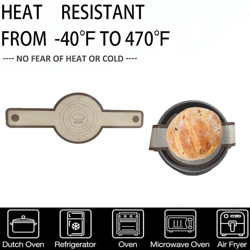 Silicone Bread Sling for Dutch Oven (3 Count)