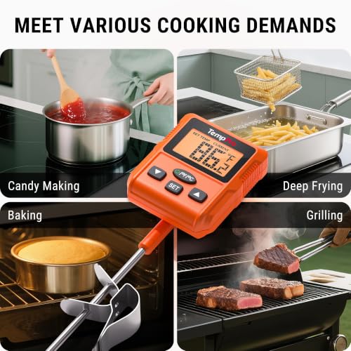 TempDip Programmable Candy Thermometer with Pot Clip