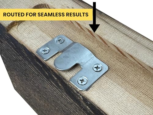 Reclaimed Wood Floating Wall Shelf (2 Count)