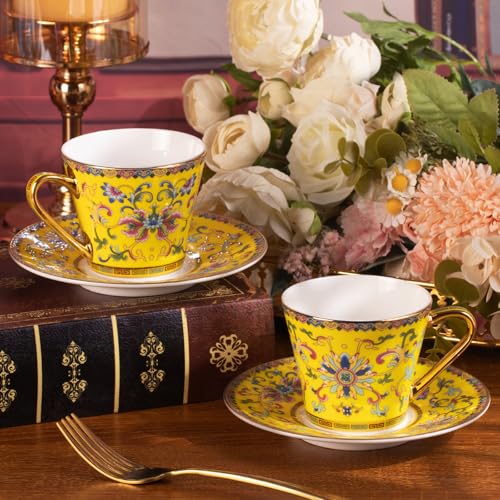 Tea Cup and Saucer (2 Count)