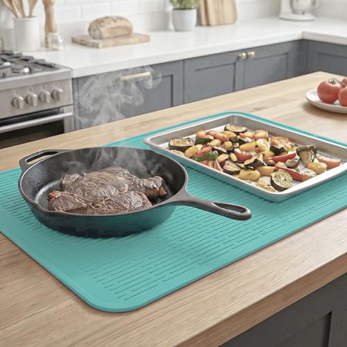 Silicone Dish Drying Mat for Multiple Usage