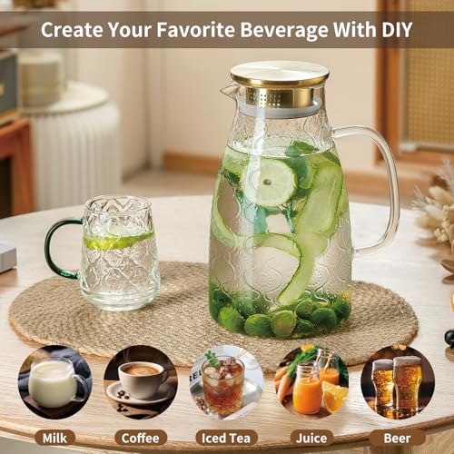 Glass Pitcher with Lid (84 Count)
