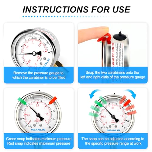 30inHG~30Psi Vacuum Pressure Gauge 1