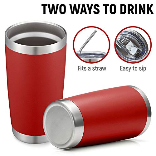 20oz Double Wall Vacuum Insulated Travel Mug (4 Count)