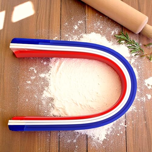 Set of 6 Rolling Pin Guides for Dough Thickness