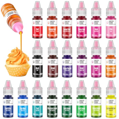 Food Coloring Liquid Set (5 Fl Oz)