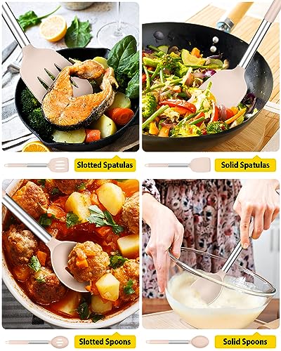 Pack of 4 Silicone Cooking Utensils Set (4 Count)