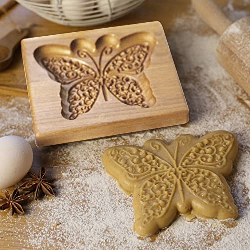 Wooden Cookie Biscuit Mold