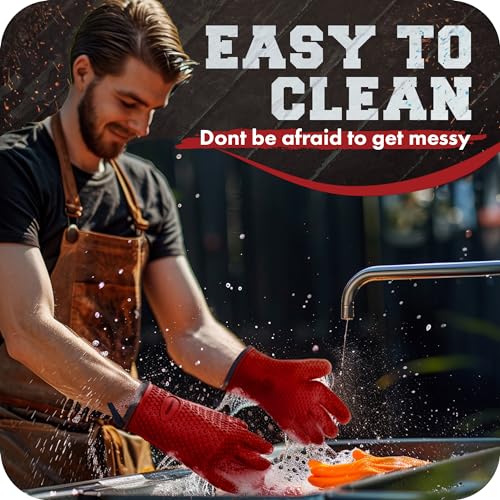 Silicone Smoker BBQ Gloves