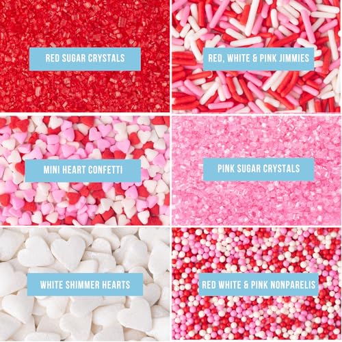 Valentines Sprinkles 6 (6.45 Ounce)