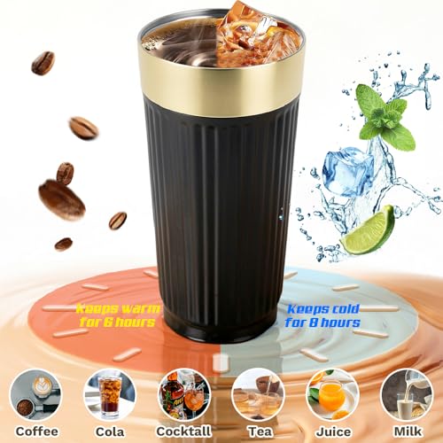 Vacuum Insulated Stainless Steel Travel Coffee Mug