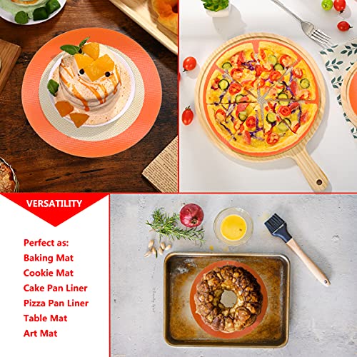 Round Silicone Baking Mats for 8 Inch Cake Pan