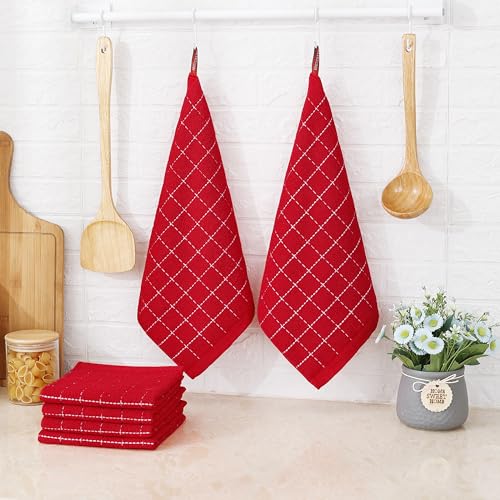 100% Cotton Terry Kitchen Dish Cloths (12 Count)