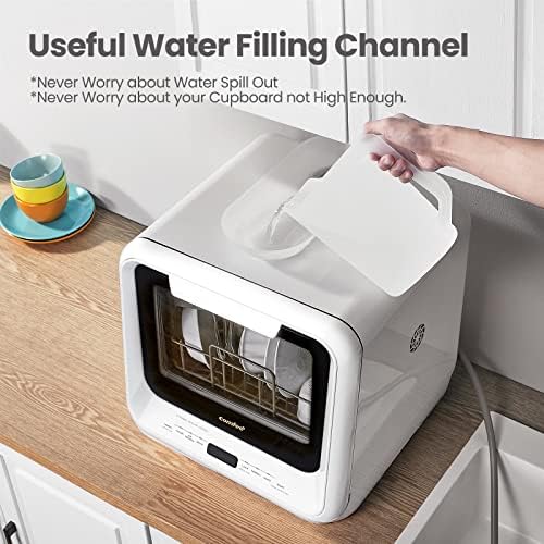 Portable Dishwasher Countertop with 5L Built