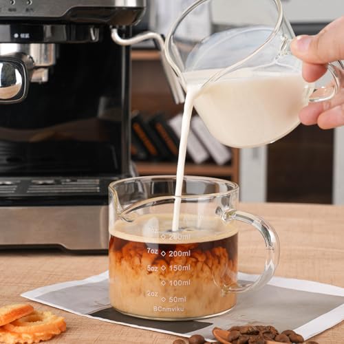 Espresso Cup Measuring Cup Triple Pitcher Milk Cup 250ML
