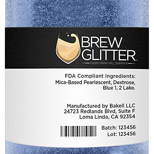 Sky Blue BREW GLITTER Edible Glitter For Drinks