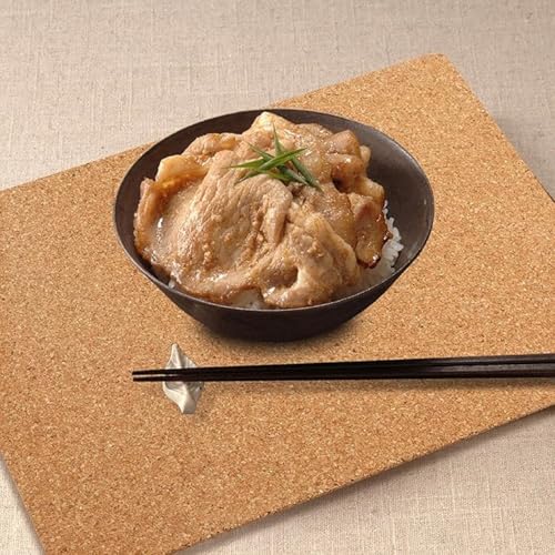 8 Pack Rectangle Cork Board Coasters for Hot Dishes 11'' x 8'' Cork Trivet Placemat Hot Pad Sheet Heat Resistant for Kitchen Countertops Table Pots Pans Restaurant Cafe Wedding Supplies (8 Count)