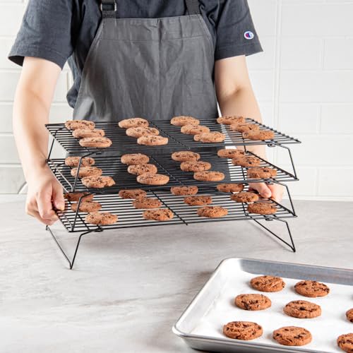 Met Lux 15.7 x 9.8 x 8.3 Inch Wire Baking Rack Set