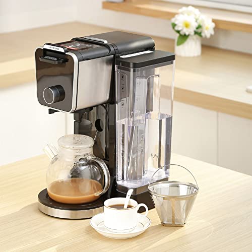 Reusable #4 Cone Coffee Filters for Ninja Dual Brew Pro Coffee Makers (2 Count)