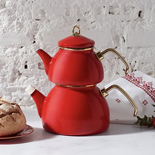 Retro Turkish Teapot for Stovetop