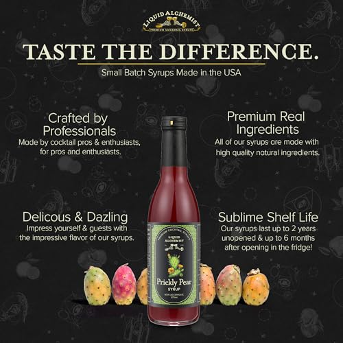 Prickly Pear Syrup for Cocktails (12.7 Fl Oz)