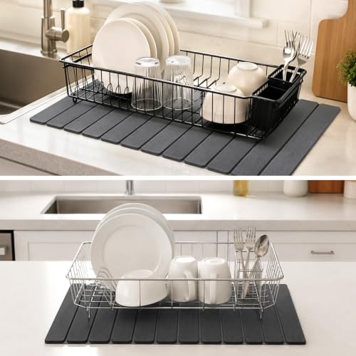Extra Large Stone Dish Drying Mat for Kitchen Counter