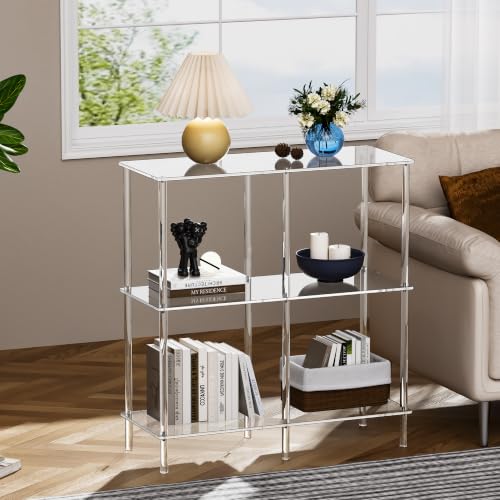 Acrylic Side Table Clear 3