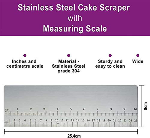 10inch Metal Cake Scraper