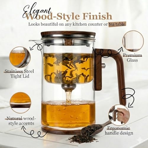 Magic Glass Tea Pot with Infuser for Loose Tea