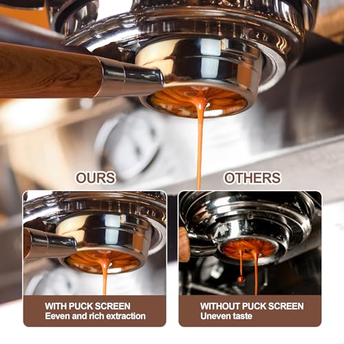 58 mm Bottomless Portafilter Compatible with E61 GroupHead Espresso Machine