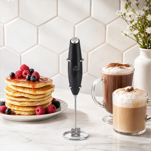 Powerful Milk Frother Wand With Duracell Batteries