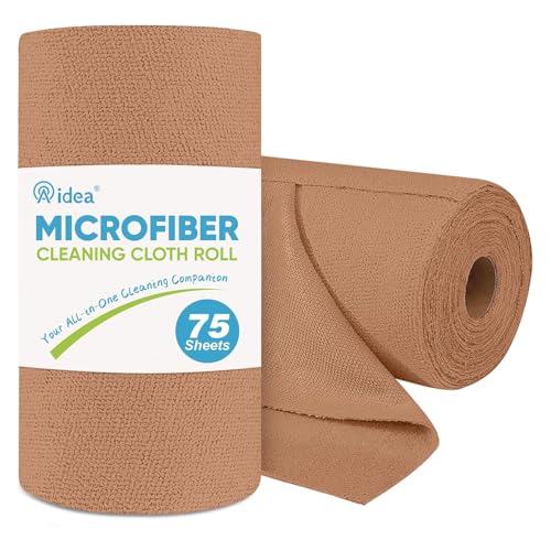 Microfiber Cleaning Cloth Roll (75 Count)