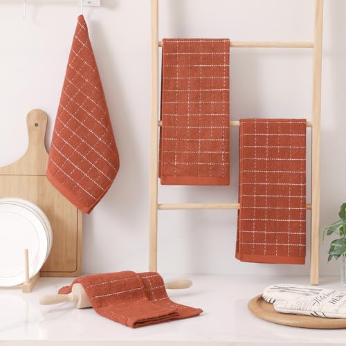 100% Cotton Terry Kitchen Dish Cloths (8 Count)