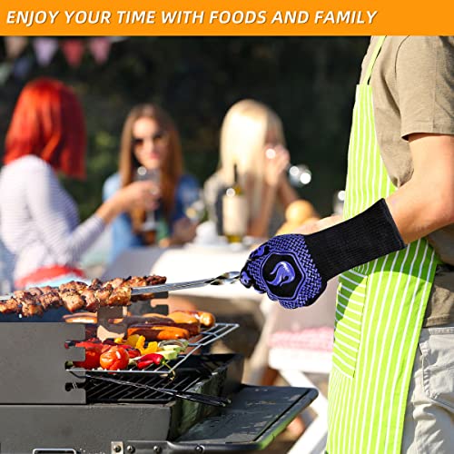 BBQ Gloves 1472F Heat Resistant Non (2 Count)
