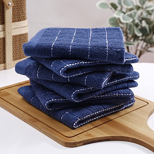 100% Cotton Terry Kitchen Dish Cloths (6 Count)