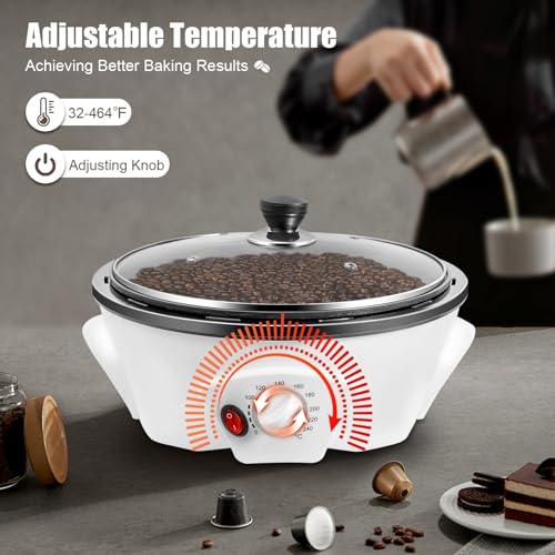 500g Coffee Roaster 800W Electric Coffee Bean Roaster with Non
