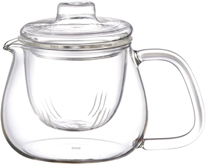 KINTO 8363 UNITEA Teapot, 15.2 fl oz (450 ml), Dishwasher-safe, Heat-resistant Glass, Gift